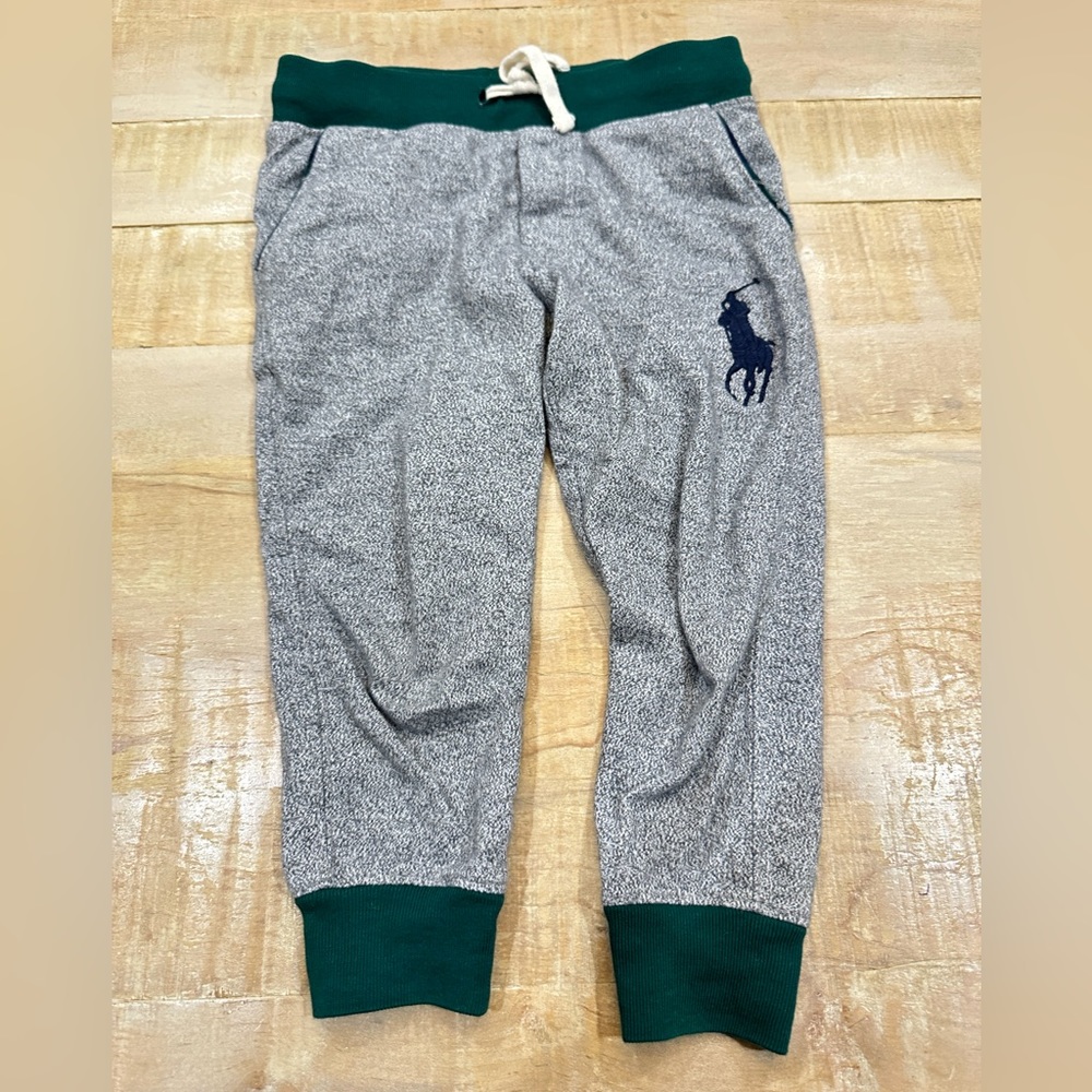 polo Ralph Lauren grey green sweatpants boys kids bottom leggings joggers